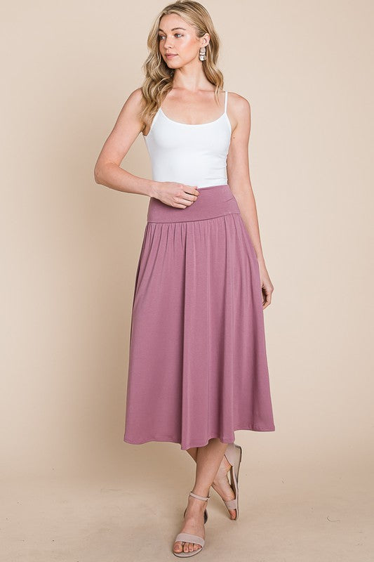 Midi Length Skirt