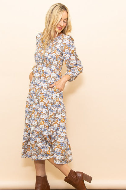 Floral Midi Dress