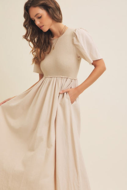 Sweater Top Midi Dress