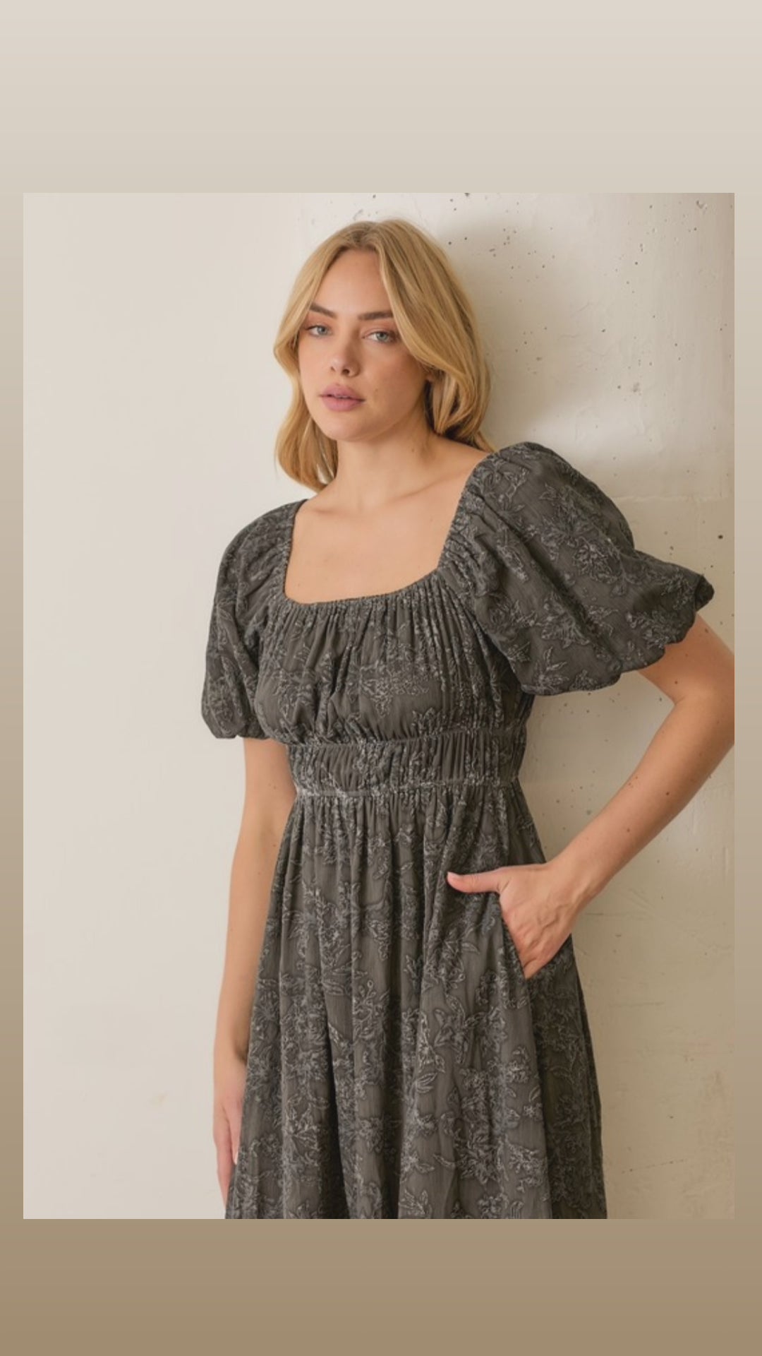 The Charcoal Dress